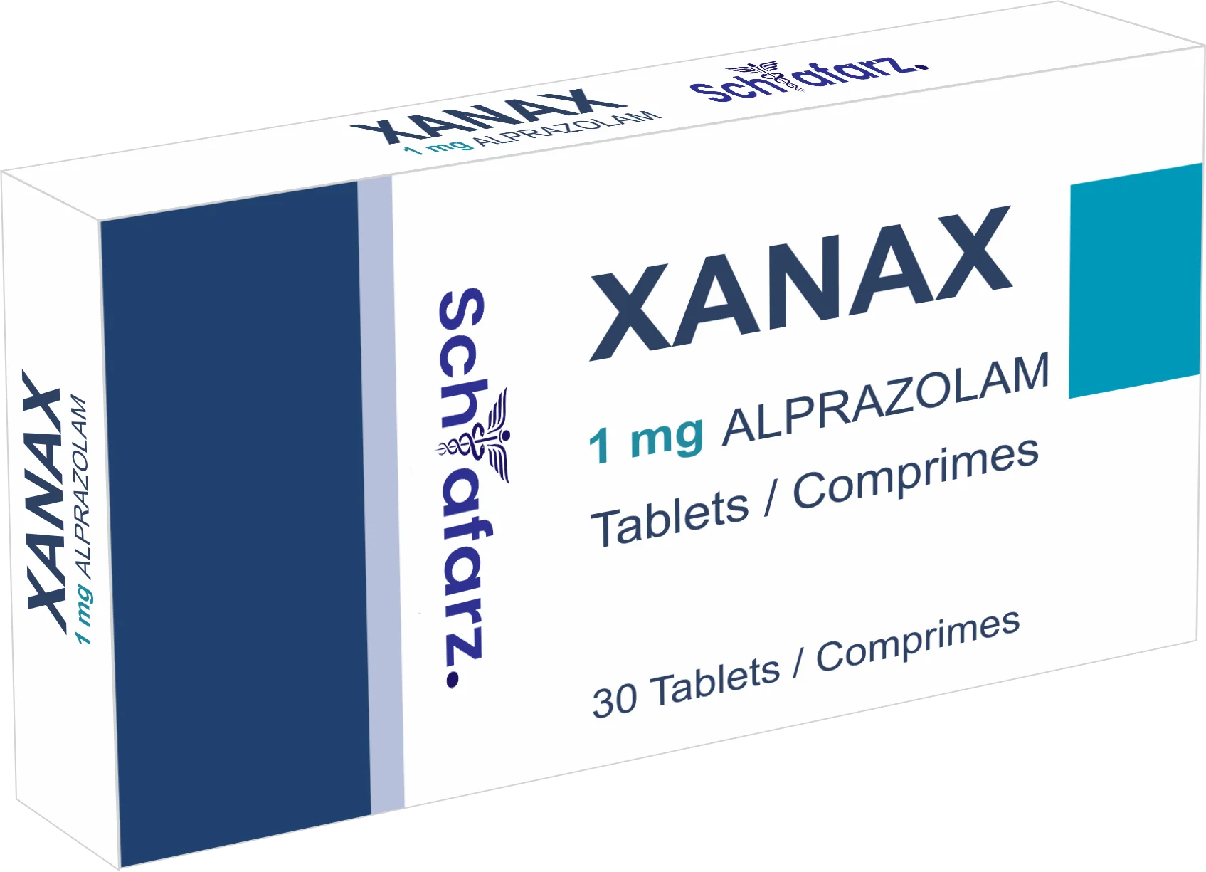 Xanax 1 mg Alprazolam 30 Tabletten